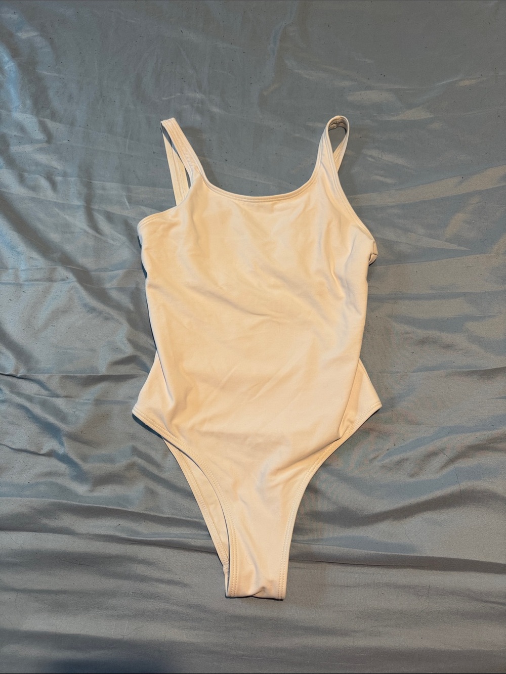 Classic White One-Piece Swimsuit